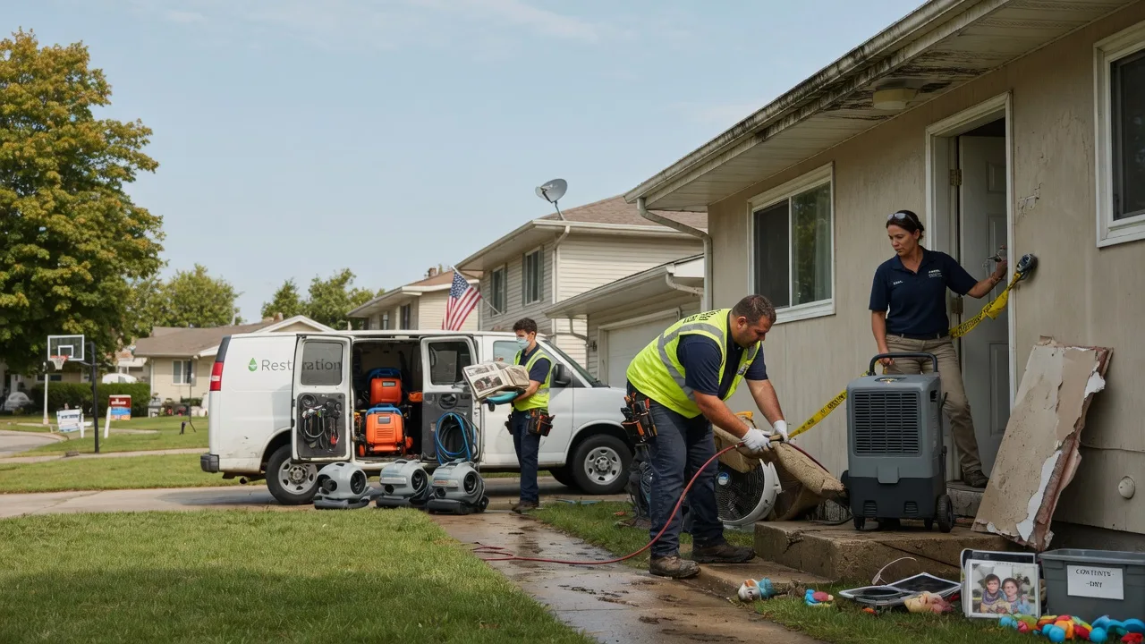 Water Damage Restoration in Springport, IN near me
